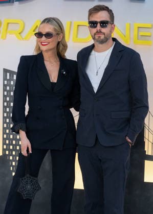 Laura Whitmore and Iain Stirling attends Spider-Man: Brand New Day UK Premiere at the Odeon Luxe Leicester Square in London, England. UK. Wednesday 29th July 2026. Copyright: xJamesxWarrenx SPIDER-MAN - BRAND NEW DAY - UK PREMIERE53