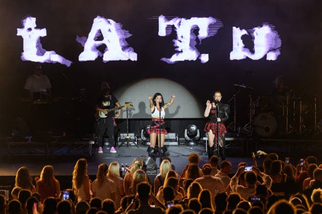 July 29, 2026, Marina Di Pietrasanta, Lucca, Italy: TATU perform the only European date of their Return of the legend in an exclusive evening in Marina di Pietrasanta at the La Versiliana Festival, 29 07 2026 Marina Di Pietrasanta Italy  - ZUMAa289 20260729_zia_a289_152 Copyright: xStefanoxDallexLuchex xAgfx