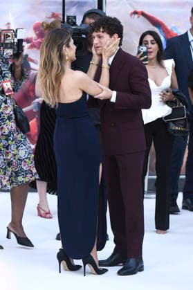 Marisa Tomei und Tom Holland bei der Premiere des Kinofilms Spider-Man: Brand New Day im Cineworld Leicester Square. London, 29.07.2026 *** Marisa Tomei and Tom Holland at the premiere of the movie *Spider-Man: Brand New Day* at Cineworld Leicester Square in London, July 29, 2026 Foto:xS.xVasx xFuturexImagex spiderman_london_6859