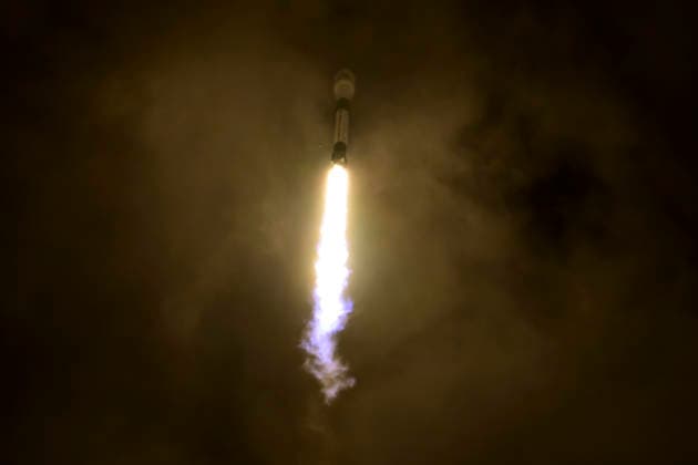 July 30, 2026, Cape Canaveral, Florida, USA: A SpaceX Falcon 9 rocket launches a classified mission NROL-95 for the National Reconnaissance Office (NRO) and the U.S. Space Force from Space (USSF) Launch Complex-40 at Cape Canaveral Space Force Station, Florida, on July 30, 2026, at 3:10 a.m. EDT. Cape Canaveral USA - ZUMAb268 20260730_znp_b268_001 Copyright: xJenniferxBriggsx