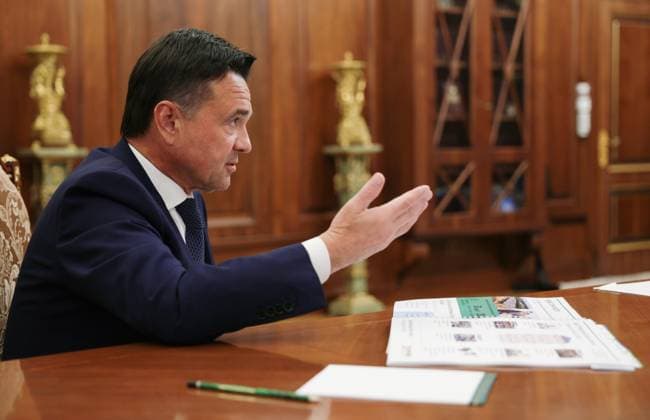 Russia Putin 9213961 30.07.2026 Moscow Region Governor Andrei Vorobyov attends a meeting with Russian President Vladimir Putin at the Kremlin in Moscow, Russia. Alexander Kazakov Sputnik Moscow Russia  Copyright: xAlexanderxKazakovx