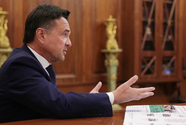 Russia Putin 9213967 30.07.2026 Moscow Region Governor Andrei Vorobyov attends a meeting with Russian President Vladimir Putin at the Kremlin in Moscow, Russia. Alexander Kazakov Sputnik Moscow Russia  Copyright: xAlexanderxKazakovx