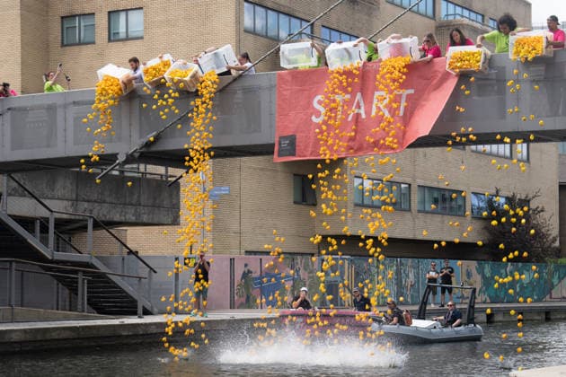Annual Rubber Duck Race at Merchant Square, Paddington, London, UK - Thu 30 July 2026 Organisers throw thousands of rubber ducks into the Paddington Basin Canal as part of the Annual Rubber Duck race in Merchant Square, Paddington in London, England, UK on Thursday 30 July 2026 and in aid of the Cosmic Charity, an organisation that supports the children and neonatal intensive care units at St Mary™s & Queen Charlotte™s Hospital., Credit:Justin Ng Avalon UK, England, London, Merchant Square, Paddington  Copyright: xJustinxNgx xAvalonx 1119713734