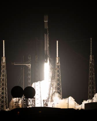 SpaceX launches their Falcon 9 rocket on a mission carrying a classified payload from Launch Complex 40 at the Cape Canaveral Space Force Station, Florida on Wednesday July 30, 2026. The National Reconnaissance Office will manage the payload (NROL-95) as part of the National Space Security Launch Phase 2.  CCP20260730001 JOExMARINO