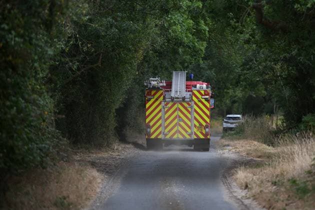 Heath fire breaks out in United Kingdom LEISTON, UNITED KINGDOM - JULY 30: Firefighters respond to a large wildfire and heath fire at Dunwich Heath near Suffolk in Leiston, United Kingdom, on July 30, 2026. A major incident was declared after the blaze spread across approximately 100 hectares, prompting the evacuation of nearby areas. Rasid Necati Aslim Anadolu Leiston United Kingdom. Editorial use only. Please get in touch for any other usage.  Copyright: x2026xAnadoluxRasidxNecatixAslimx