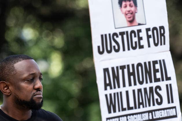 News 2026: Press Conference Anthoneil Williams II JUL 30 July 30, 2026: Chas Moore community leader joins together for a Press Conference at Austin City Hall for a shooting Friday morning July 24, mutiple officers with the Austin Police Department killed a Black, unarmed 17-year-old on a playground in Northwest Austin. Austin Police Department Chief Lisa Davis reported to media that she believes this was a Ã’Suicide by copO attempt. The child called 911 and reported a young man brandishing a weapon in the area. The only thing he carried was a water bottle. Austin, Texas. Mario Cantu CSM(Credit Image: Mario Cantu Cal Sport Media) Austin Texas United States of America EDITORIAL USE ONLY Copyright: xx ZUMA-20260730_faf_c04_018.jpg MarioxCantux 1080560114st