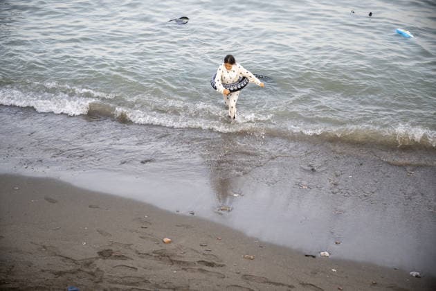 Hundreds of migrants reach Spain s Ceuta after swimming from Morocco CEUTA, SPAIN - JULY 30: Hundreds of migrants have attempted to swim from Morocco to the Spanish city of Ceuta in North Africa, while the number of arrivals exceeded 1,500 in just over a week, according to local news in Cueta, Spain on July 30, 2026. As Moroccan and Algerian migrants attempted to reach Ceuta by swimming, most were reportedly intercepted by Moroccan patrol boats. Spain s Maritime Rescue Service and the Spanish Red Cross rescued 117 people from the water, while the Civil Guard assisted around 200 others with patrol boats. The Spanish Civil Guard also found two bodies which raised the death toll along Ceuta s coastline so far this year to 29. Marcos Moreno A  Copyright: x2026xAnadoluxMarcosxMorenox
