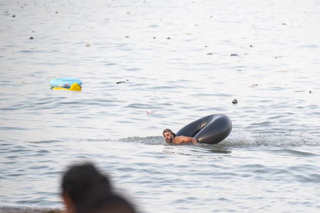 Hundreds of People Swim to Ceuta from Morocco A young man swims from Morocco to Ceuta on July 30, 2026, in Ceuta, Spain. Hundreds of people of Maghreb origin have crossed into Ceuta from Morocco throughout the day today, swimming and via the breakwater. Over the past week, more than 2,000 migrants have already done so. JULY 30, 2026 MIGRATION MIGRANTS Ceuta Ceuta, Spain  Copyright: xMarcosxMorenox 7696147