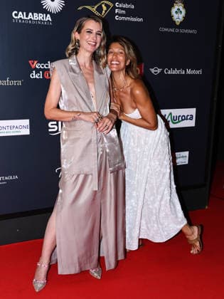 IPA87125643 - Soverato (CZ), Magna Graecia Film Festival - Day 6. Pictured: Carolina Di Domenico, Giulia Bevilacqua  Copyright: xMarcoxProvvisionatox xMarcoxProvvisionatox 87125643