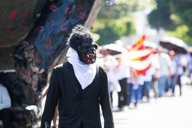 University Community Commemorates 1975 Student Massacre in El Salvador SAN SALVADOR, El Salvador July 30, 2026: Members of the University of El Salvador community participate in a march commemorating the 51st anniversary of the July 30, 1975, student massacre in San Salvador. The annual event honors students who were killed when a demonstration against the government of Colonel Arturo Armando Molina was violently suppressed and serves as a platform to express views on current political and social issues. SAN SALVADOR El Salvador Copyright: x xEdgarxRomerox xJNAxPressx