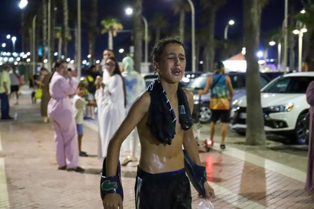 July 30, 2026, Melilla, Spain: MELILLA, Spain Ã¢â‚¬ July 31, 2026: Spanish security forces respond to a large-scale migrant crossing attempt along Melilla s border with Morocco after hundreds of migrants tried to enter the Spanish enclave through the Dique Sur, Barrio Chino, and the Beni-Enzar and Farhana border crossings. Authorities also reported attempted breaches of the border fence at Barrio Chino and Beni-Enzar, where riot-control measures were deployed. According to preliminary estimates, around 400 migrants reached Melilla by land and sea, while the Beni-Enzar border crossing was closed until further notice. The incident comes amid increased migratory pressure affecting the Spanish enclaves of Melilla and Ceuta. Melilla Spain  - ZUMAq101 20260730_zna_q101_114 Copyright: xMohaxBelkasenx