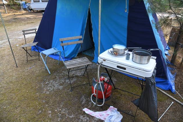 France continues wildfire battle as heat wave keeps Europe on alert BORDEAUX, FRANCE - JULY 30: An evacuated campsite stands empty near Bordeaux, France, on July 30, 2026, after campsites were evacuated and nearby beaches were cleared due to the wildfire threat. Firefighters continue battling flare-ups in the surrounding forest as efforts to contain the wildfire continue. Dragan Lekic Anadolu Bordeaux France. Editorial use only. Please get in touch for any other usage.  Copyright: x2026xAnadoluxDraganxLekicx