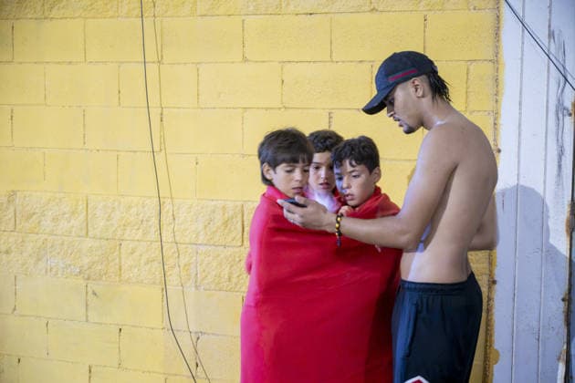 Hundreds of migrants reach Spain s Ceuta after swimming from Morocco CEUTA, SPAIN - JULY 30: Hundreds of migrants have attempted to swim from Morocco to the Spanish city of Ceuta in North Africa, while the number of arrivals exceeded 1,500 in just over a week, according to local news in Cueta, Spain on July 30, 2026. As Moroccan and Algerian migrants attempted to reach Ceuta by swimming, most were reportedly intercepted by Moroccan patrol boats. Spain s Maritime Rescue Service and the Spanish Red Cross rescued 117 people from the water, while the Civil Guard assisted around 200 others with patrol boats. The Spanish Civil Guard also found two bodies which raised the death toll along Ceuta s coastline so far this year to 29. Marcos Moreno A  Copyright: x2026xAnadoluxMarcosxMorenox