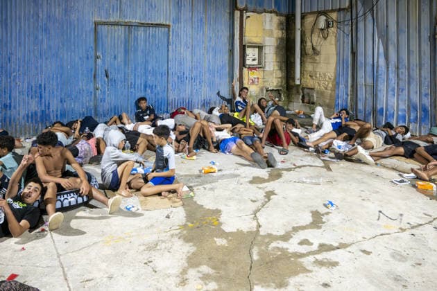 Hundreds of migrants reach Spain s Ceuta after swimming from Morocco CEUTA, SPAIN - JULY 30: Hundreds of migrants have attempted to swim from Morocco to the Spanish city of Ceuta in North Africa, while the number of arrivals exceeded 1,500 in just over a week, according to local news in Cueta, Spain on July 30, 2026. As Moroccan and Algerian migrants attempted to reach Ceuta by swimming, most were reportedly intercepted by Moroccan patrol boats. Spain s Maritime Rescue Service and the Spanish Red Cross rescued 117 people from the water, while the Civil Guard assisted around 200 others with patrol boats. The Spanish Civil Guard also found two bodies which raised the death toll along Ceuta s coastline so far this year to 29. Marcos Moreno A  Copyright: x2026xAnadoluxMarcosxMorenox