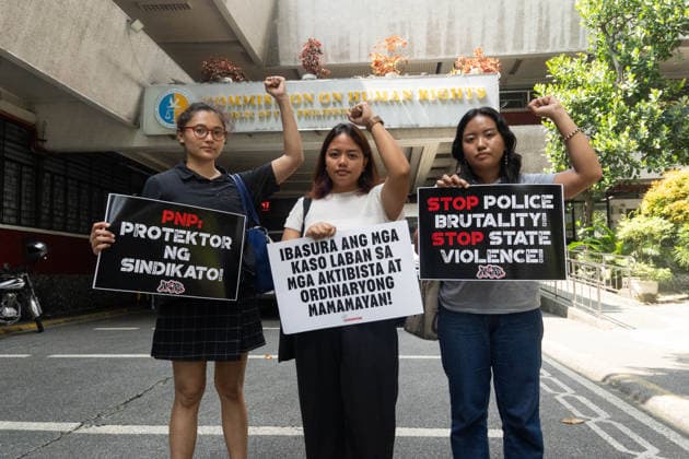 July 31, 2026, Quezon City, Metro Manila, Philippines: Progressive groups file a letter on July 31, 2026 requesting the Commission on Human Rights to conduct an independent investigation on the widespread cases of police violence across multiple demonstrations. The letter gave emphasis to a culture of violence against dissenters. Quezon City Philippines  - ZUMAp220 20260731_zip_p220_014 Copyright: xCharlesxPerezx