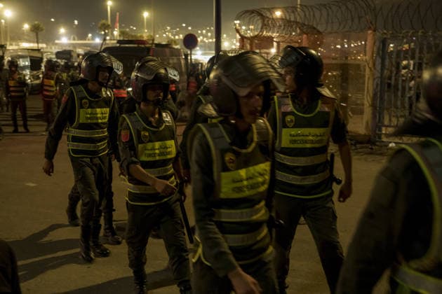 Moroccan forces block migrants from reaching Ceuta near Fnideq FNIDEQ, MOROCCO - JULY 30: Moroccan security forces deploy near the northern city of Fnideq as thousands of irregular migrants attempt to reach Ceuta, Spain s territory in North Africa, on July 30, 2026 in Fnideq, Morocco. Security forces prevented the migrants from crossing during the night between Thursday and Friday. Some migrants were detained and transported outside the city, while security operations continued across the area. Hicham Rachidi Anadolu Fnideq Morocco. Editorial use only. Please get in touch for any other usage.  Copyright: x2026xAnadoluxHichamxRachidix