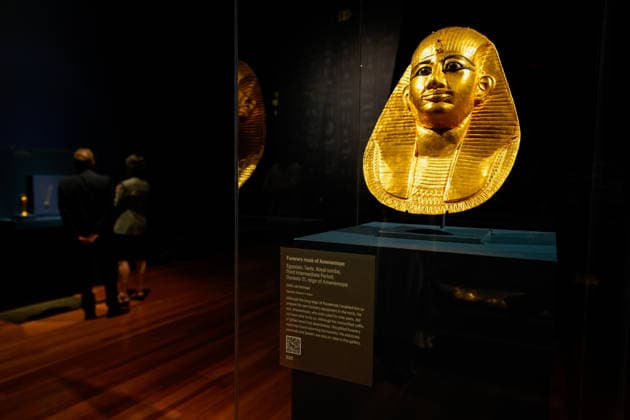 Treasures of the Pharaohs Exhibition opening night event in San Francisco SAN FRANCISCO, CA - JULY 30: Guests visit the Treasures of the Pharaohs Exhibition during the opening event as Mayor Daniel Lurie, Egyptian Minister Sherif Fathi Attia of Tourism and Antiquities, officials and invited guests attend at the de Young Museum in San Francisco, California, United States on July 30, 2026. Treasures of the Pharaohs Exhibition will be open to public on August 1. Tayfun Coskun Anadolu California United States. Editorial use only. Please get in touch for any other usage.  Copyright: x2026xAnadoluxTayfunxCoskunx