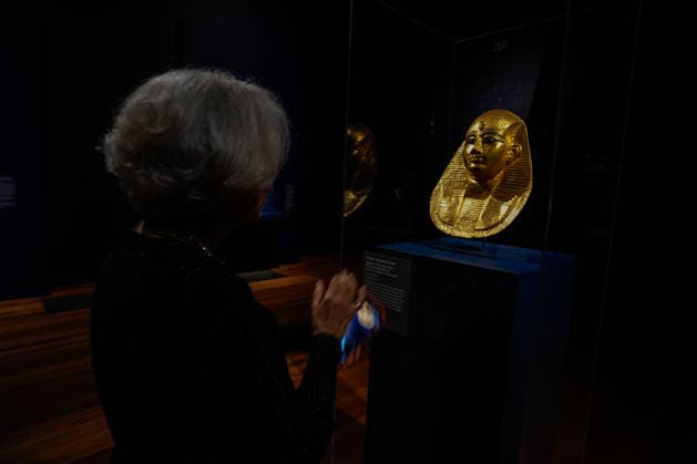 Treasures of the Pharaohs Exhibition opening night event in San Francisco SAN FRANCISCO, CA - JULY 30: Guests visit the Treasures of the Pharaohs Exhibition during the opening event as Mayor Daniel Lurie, Egyptian Minister Sherif Fathi Attia of Tourism and Antiquities, officials and invited guests attend at the de Young Museum in San Francisco, California, United States on July 30, 2026. Treasures of the Pharaohs Exhibition will be open to public on August 1. Tayfun Coskun Anadolu California United States. Editorial use only. Please get in touch for any other usage.  Copyright: x2026xAnadoluxTayfunxCoskunx