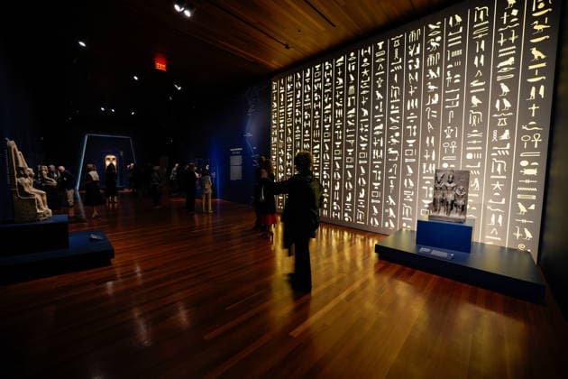 Treasures of the Pharaohs Exhibition opening night event in San Francisco SAN FRANCISCO, CA - JULY 30: Guests visit the Treasures of the Pharaohs Exhibition during the opening event as Mayor Daniel Lurie, Egyptian Minister Sherif Fathi Attia of Tourism and Antiquities, officials and invited guests attend at the de Young Museum in San Francisco, California, United States on July 30, 2026. Treasures of the Pharaohs Exhibition will be open to public on August 1. Tayfun Coskun Anadolu California United States. Editorial use only. Please get in touch for any other usage.  Copyright: x2026xAnadoluxTayfunxCoskunx
