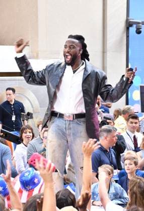 NEW YORK, NY- JULY 31: Shaboozey performs on NBC™s Today Citi Concert Series at Today Plaza on July 31, 2026 in New York City. Copyright: xmpi099x