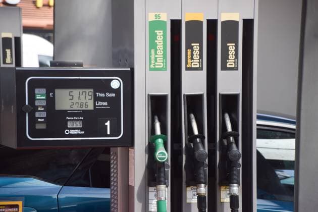 July 31, 2026, London, United Kingdom: General view of pumps at a petrol station..Petrol prices in the UK have risen to their highest this year following the latest US attacks on Iran. London United Kingdom  - ZUMAs197 20260731_aaa_s197_014 Copyright: xVukxValcicx