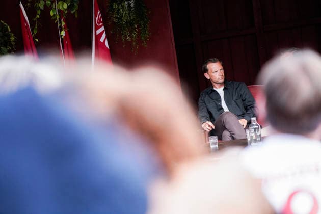 AUFs sommerleir pa Utoya Utoya 20260731. Panelsamtale med Tonje Brenna (Ap), Sveriges tidligere statsminister Stefan Löfven og Danmarks finansminister Peter Hummelgaard pa AUFs sommerleir pa Utoya. Foto: Thomas Fure NTB Utoya Norge tjWe0l3IUDw EDITORIAL USE ONLY Ref:_POLtjWe0l3IUDw.jpg *** AUF s Summer Camp on Utoya Utoya 20260731 Panel Discussion with Tonje Brenna (Ap), Sweden’s former Prime Minister Stefan Löfven, and Denmark’s Minister of Finance Peter Hummelgaard at the AUF summer camp on Utoya. Photo: Thomas Fure, NTB. Utoya, Norway. tjWe0l3IUDw EDITORIAL USE ONLY Ref POLtjWe0l3IUDw jpg  Copyright: xThomasxFurex xNTBx