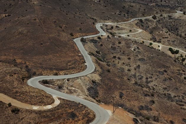 Aftermath of the devastating Crete wildfire CRETE, GREECE - JULY 31: A hill is seen burnt after a wildfire at the village of Agios Pavlos, in region Rethymno, on the island of Crete, Greece, on July 31, 2026. Costas Baltas Anadolu Crete Greece. Editorial use only. Please get in touch for any other usage.  Copyright: x2026xAnadoluxCostasxBaltasx