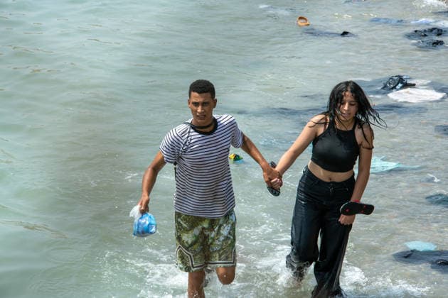 July 31, 2026, Ceuta, Ceuta, Spain: Hundreds of migrants attempt to swim from Morocco to the Spanish city of Ceuta in North Africa. Ceuta Spain - ZUMAd308 20260731_zsp_d308_047 Copyright: xJuanxCarlosxLucasx