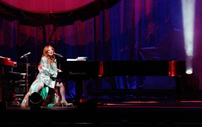 July 31, 2026, Boston, Massachusetts, USA: Grammy Award-winning singer-songwriter TORI AMOS performs in Boston, Massachusetts during her In Times of Dragons Tour. Amos is known for albums including Little Earthquakes and Under The Pink, and continues to tour internationally with a career spanning more than three decades. Boston USA - ZUMAs379 20260731_znp_s379_001 Copyright: xDavexShrewsburyx