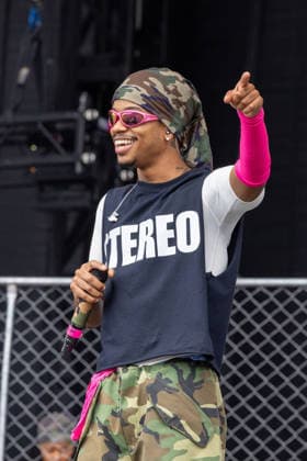 July 31, 2026, Chicago, Illinois, USA: SWIM (TYSON COY STEWART) of PartyOf2 during the Lollapalooza Music Festival at Grant Park in Chicago, Illinois Chicago USA  - ZUMAs135 20260731_zap_s135_030 Copyright: xDanielxDeSloverx