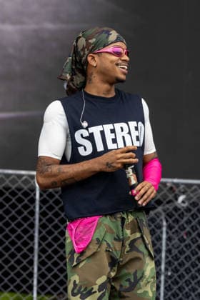 July 31, 2026, Chicago, Illinois, USA: SWIM (TYSON COY STEWART) of PartyOf2 during the Lollapalooza Music Festival at Grant Park in Chicago, Illinois Chicago USA  - ZUMAs135 20260731_zap_s135_036 Copyright: xDanielxDeSloverx