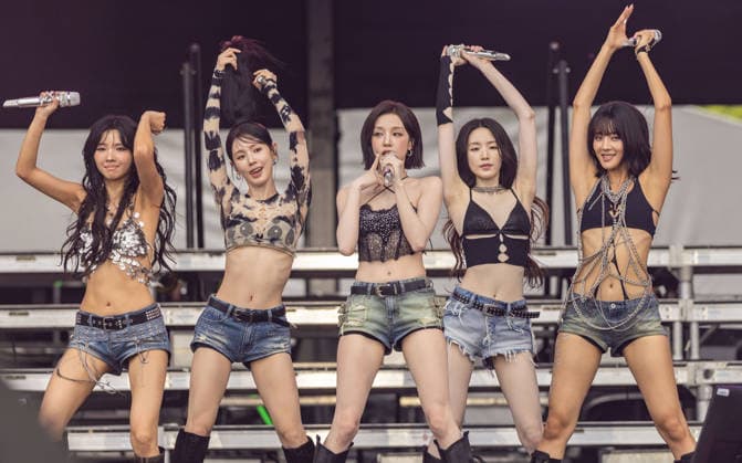 July 31, 2026, Chicago, Illinois, USA: SOYEON, MIYEON, YUQI, SHUHUA and MINNIE of South Korean girl group I-DLE during the Lollapalooza Music Festival at Grant Park in Chicago, Illinois Chicago USA  - ZUMAs135 20260731_zap_s135_144 Copyright: xDanielxDeSloverx