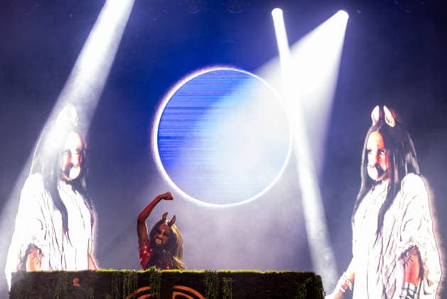 July 31, 2026, Chicago, Illinois, USA: German electronic musician HORSEGIIRL (STELLA STALLION) during the Lollapalooza Music Festival at Grant Park in Chicago, Illinois Chicago USA  - ZUMAs135 20260731_zap_s135_190 Copyright: xDanielxDeSloverx