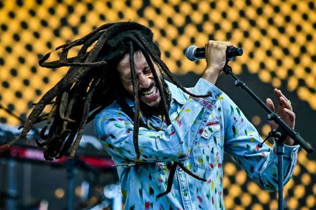 Julian Marley performing on the Main Stage at Reggaeland Festival Day 1 at Milton Keynes National Bowl on 31st July 2026 Julian Marley performing on the Main Stage at Reggaeland Festival Day 1 at Milton Keynes National Bowl on 31st July 2026, Credit:Laura Rose Avalon  Copyright: xLauraxRosex xAvalonx 1120042351