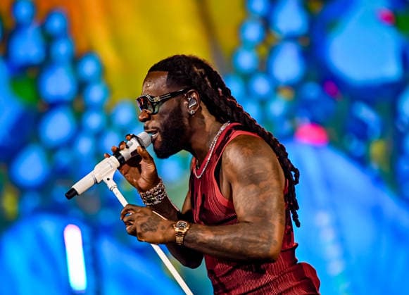 Headliner Burna Boy performing on the Main Stage at Reggaeland Festival Day 1 at the National Bowl, Milton Keynes on 31st July 2026 Headliner Burna Boy performing on the Main Stage at Reggaeland Festival Day 1 at the National Bowl, Milton Keynes on 31st July 2026, Credit:Laura Rose Avalon  Copyright: xLauraxRosex xAvalonx 1120045477