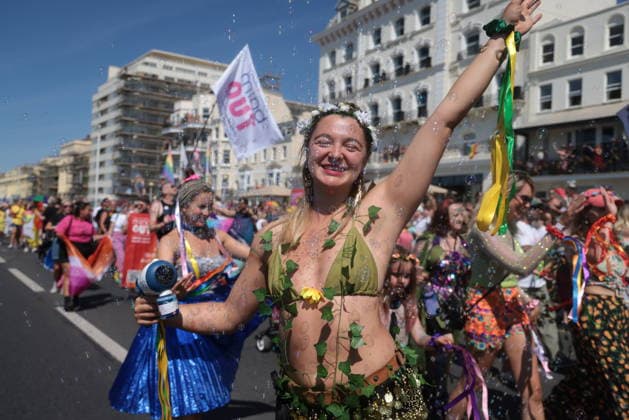 . 01 08 2026. Brighton, United Kingdom. Brighton & Hove Pride LGBTQ+ Community Parade 2026. The Pride LGBTQ+ Community Parade is one of the undisputed highlights of the Brighton & Hove Pride weekend and is a glorious showcase of the city s charities, community groups and small businesses as well as the invaluable emergency services, the NHS and statutory partners.  xMartynxWheatleyx xi-Imagesx IIM-26934-0006
