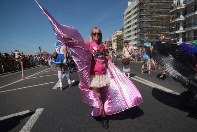 . 01 08 2026. Brighton, United Kingdom. Brighton & Hove Pride LGBTQ+ Community Parade 2026. The Pride LGBTQ+ Community Parade is one of the undisputed highlights of the Brighton & Hove Pride weekend and is a glorious showcase of the city s charities, community groups and small businesses as well as the invaluable emergency services, the NHS and statutory partners.  xMartynxWheatleyx xi-Imagesx IIM-26934-0015