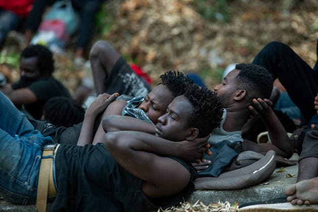 August 1, 2026, Ceuta, Ceuta, Spain: The Ceuta Temporary Immigrant Stay Center (CETI) is currently facing extreme tension and severe overcrowding, reaching a state of absolute collapse. The facility has been forced to close its doors to new male arrivals due to a critical lack of space. Ceuta Spain - ZUMAd308 20260801_zsp_d308_015 Copyright: xJuanxCarlosxLucasx