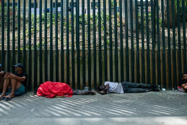 August 1, 2026, Ceuta, Ceuta, Spain: The Ceuta Temporary Immigrant Stay Center (CETI) is currently facing extreme tension and severe overcrowding, reaching a state of absolute collapse. The facility has been forced to close its doors to new male arrivals due to a critical lack of space. Ceuta Spain - ZUMAd308 20260801_zsp_d308_029 Copyright: xJuanxCarlosxLucasx