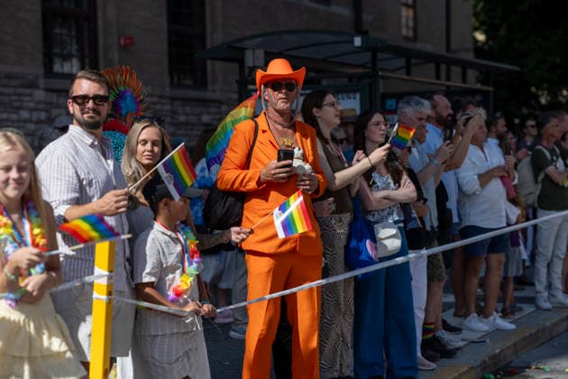 August 1, 2026, Stockholm, Sweden: STOCKHOLM, SWEDEN - AUGUST 1, 2026: Thousands of people take part in the Stockholm Pride Parade, the largest Pride parade in the Nordic region, through central Stockholm, celebrating LGBTQ rights, diversity and inclusion. Sweden  - ZUMAa136 20260801_zap_a136_034 Copyright: xJoelxLindhex