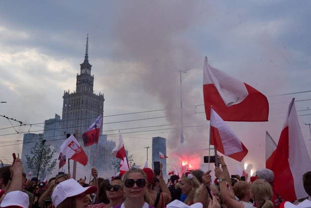 Warszawa 01.08.2026. W Hour. 82nd Anniversary of Warsaw Uprising, Warsaw, Poland --- Godzina W . 82. rocznica wybuchu Powstania Warszawskiego, Warszawa Fot. Dominika Chmura Arena Akcji NEWSPIX.PL --- newspix.pl POLAND OUT! 