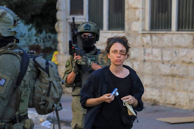 Israeli settlers raid Hebron under the protection of Israeli forces HEBRON, WEST BANK, PALESTINE - AUGUST 1: Israeli settlers raid the Old City area of Hebron under the protection of Israeli forces in Hebron, West Bank, Palestine on August 1, 2026. During the raid, Israeli forces blocked entrances and exits with metal barriers, restricting the movement of Palestinians in the area. Amer Shallodi Anadolu Hebron West Bank. Editorial use only. Please get in touch for any other usage.  Copyright: x2026xAnadoluxAmerxShallodix