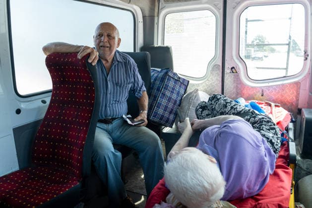 August 1, 2026, Kramatorsk, Donetsk Oblast, Ukraine: Crew members of the East SOS Organisation are carrying out evacuations from the outskirts of Kramatorsk, Donetsk Oblast Kramatorsk Ukraine  - ZUMAm350 20260801_zip_m350_013 Copyright: xCameronxJones-Manleyx