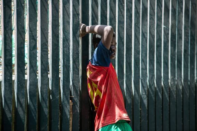 August 1, 2026, Ceuta, Ceuta, Spain: The Ceuta Temporary Immigrant Stay Center (CETI) is currently facing extreme tension and severe overcrowding, reaching a state of absolute collapse. The facility has been forced to close its doors to new male arrivals due to a critical lack of space. Ceuta Spain - ZUMAd308 20260801_zsp_d308_045 Copyright: xJuanxCarlosxLucasx