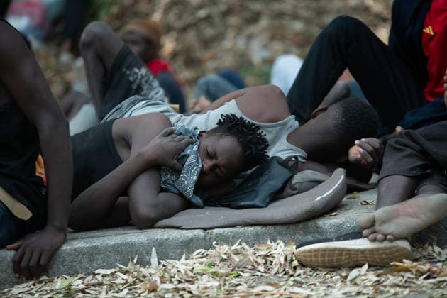 August 1, 2026, Ceuta, Ceuta, Spain: The Ceuta Temporary Immigrant Stay Center (CETI) is currently facing extreme tension and severe overcrowding, reaching a state of absolute collapse. The facility has been forced to close its doors to new male arrivals due to a critical lack of space. Ceuta Spain - ZUMAd308 20260801_zsp_d308_016 Copyright: xJuanxCarlosxLucasx