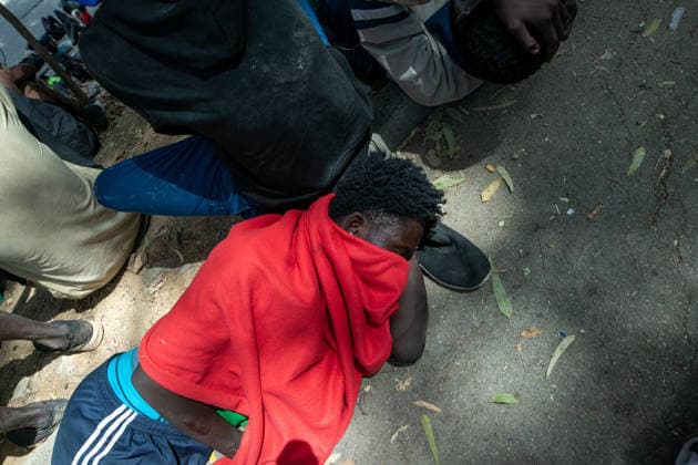 August 1, 2026, Ceuta, Ceuta, Spain: The Ceuta Temporary Immigrant Stay Center (CETI) is currently facing extreme tension and severe overcrowding, reaching a state of absolute collapse. The facility has been forced to close its doors to new male arrivals due to a critical lack of space. Ceuta Spain - ZUMAd308 20260801_zsp_d308_027 Copyright: xJuanxCarlosxLucasx