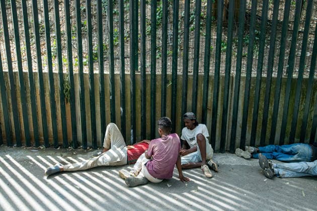 August 1, 2026, Ceuta, Ceuta, Spain: The Ceuta Temporary Immigrant Stay Center (CETI) is currently facing extreme tension and severe overcrowding, reaching a state of absolute collapse. The facility has been forced to close its doors to new male arrivals due to a critical lack of space. Ceuta Spain - ZUMAd308 20260801_zsp_d308_033 Copyright: xJuanxCarlosxLucasx
