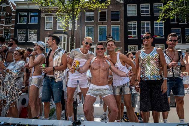 August 1, 2026, Amsterdam, North Holland, Netherlands: August 1, 2026, Amsterdam, the Netherlands. Hundreds of thousands of spectators joined the 30th edition of the Pride Canal Parade, the highlight of WorldPride Amsterdam 2026. This yearÃ¢â‚¬â ¢s parade also included the WorldPride Stadium grandstand, with seating for approximately 10,000 people to watch as floats pass. Amsterdam Netherlands - ZUMAp202 20260801_zip_p202_045 Copyright: xJamesxPetermeierx