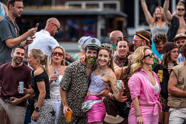August 1, 2026, Amsterdam, North Holland, Netherlands: August 1, 2026, Amsterdam, the Netherlands. Hundreds of thousands of spectators joined the 30th edition of the Pride Canal Parade, the highlight of WorldPride Amsterdam 2026. This yearÃ¢â‚¬â ¢s parade also included the WorldPride Stadium grandstand, with seating for approximately 10,000 people to watch as floats pass. Amsterdam Netherlands - ZUMAp202 20260801_zip_p202_069 Copyright: xJamesxPetermeierx