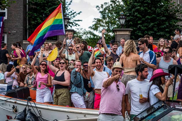 August 1, 2026, Amsterdam, North Holland, Netherlands: August 1, 2026, Amsterdam, the Netherlands. Hundreds of thousands of spectators joined the 30th edition of the Pride Canal Parade, the highlight of WorldPride Amsterdam 2026. This yearÃ¢â‚¬â ¢s parade also included the WorldPride Stadium grandstand, with seating for approximately 10,000 people to watch as floats pass. Amsterdam Netherlands - ZUMAp202 20260801_zip_p202_103 Copyright: xJamesxPetermeierx